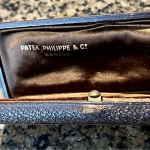 Very old extremely rare Patek Philippe watch box.